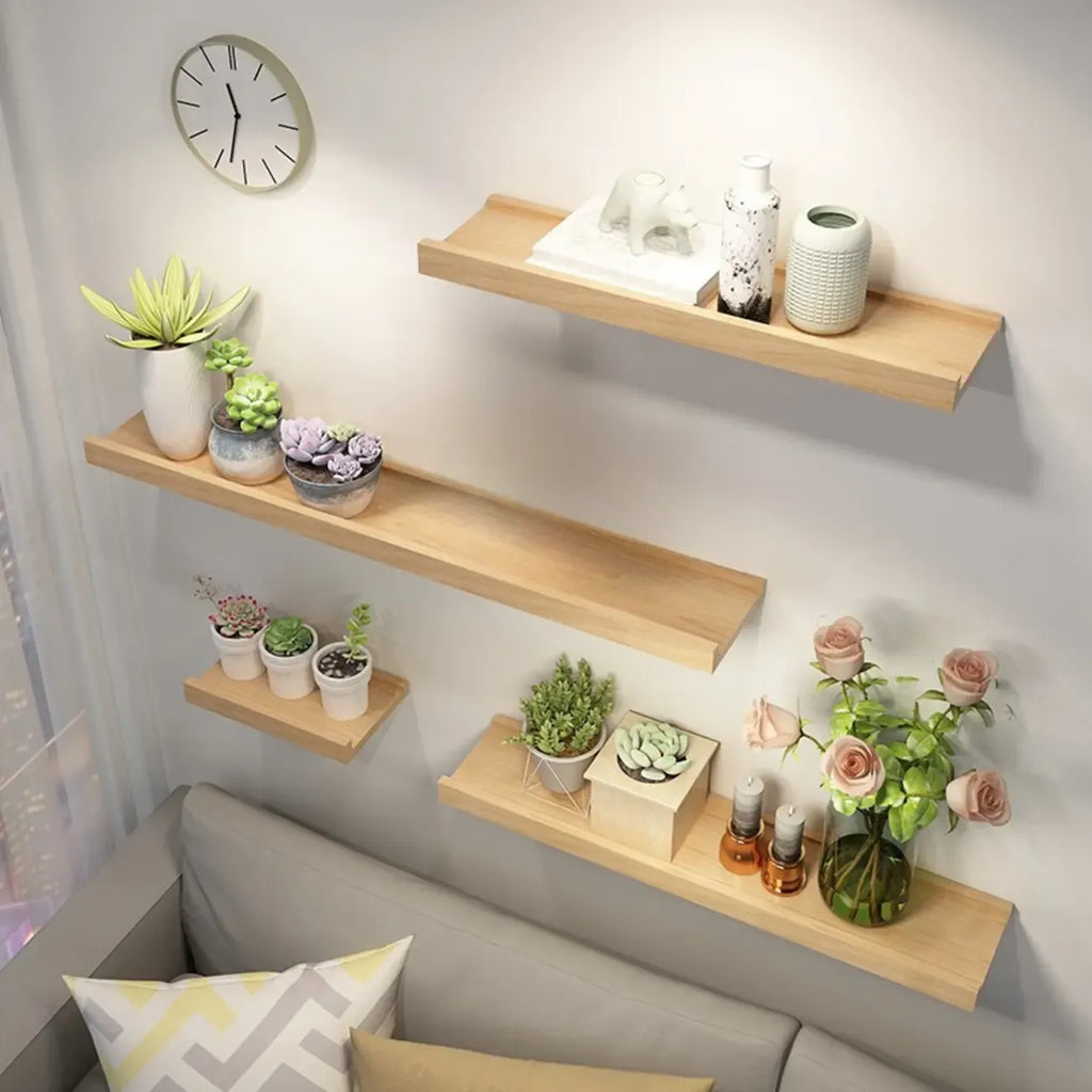 Nordic Rectangular Lumber Wall-Mounted Storage Racks