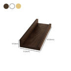 Nordic Rectangular Lumber Wall-Mounted Storage Racks