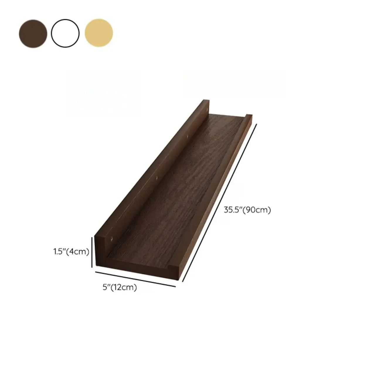Nordic Rectangular Lumber Wall-Mounted Storage Racks