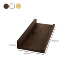 Nordic Rectangular Lumber Wall-Mounted Storage Racks