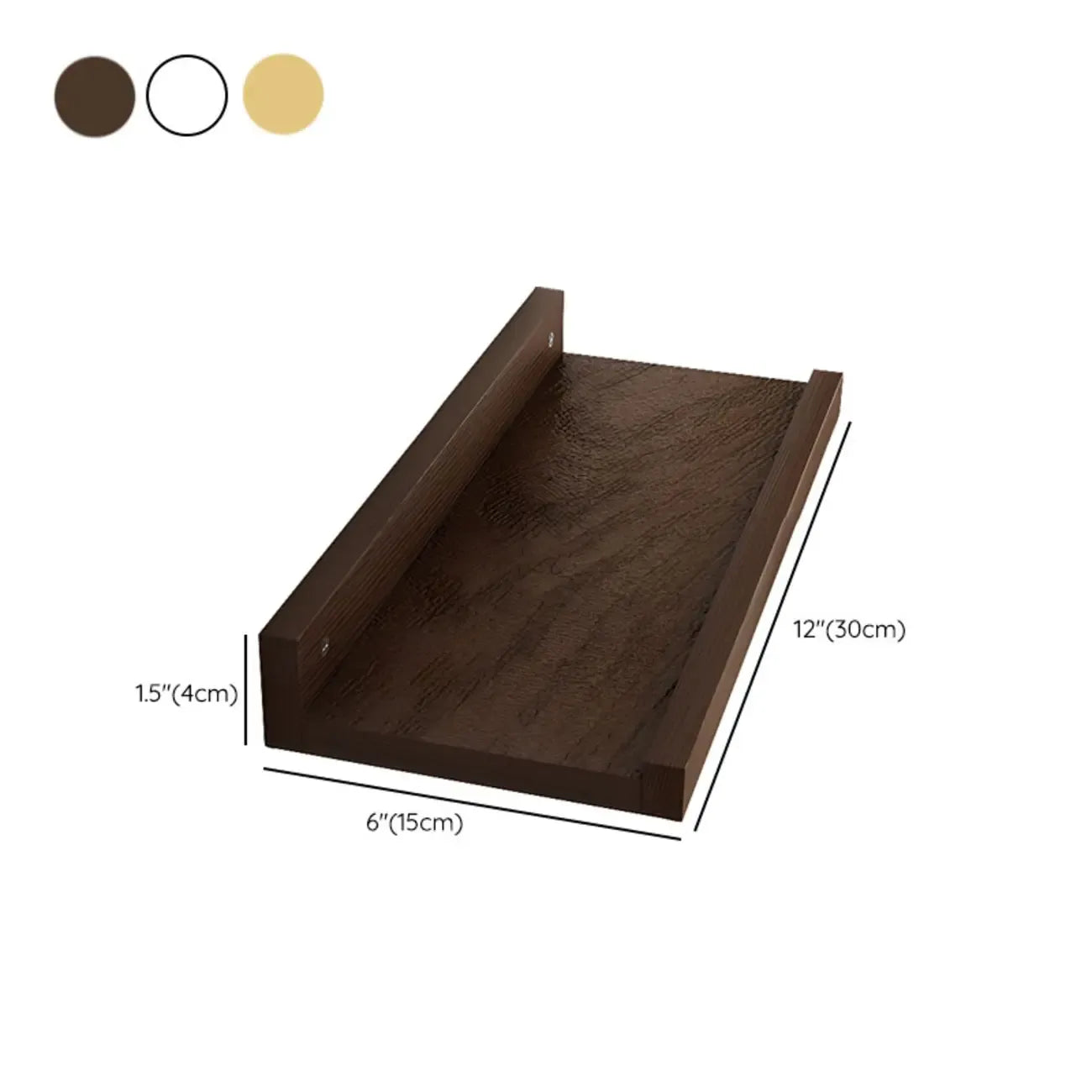 Nordic Rectangular Lumber Wall-Mounted Storage Racks