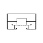 Multi-Shelf Metal Wall-Mounted Wine Bottle & Glass Rack