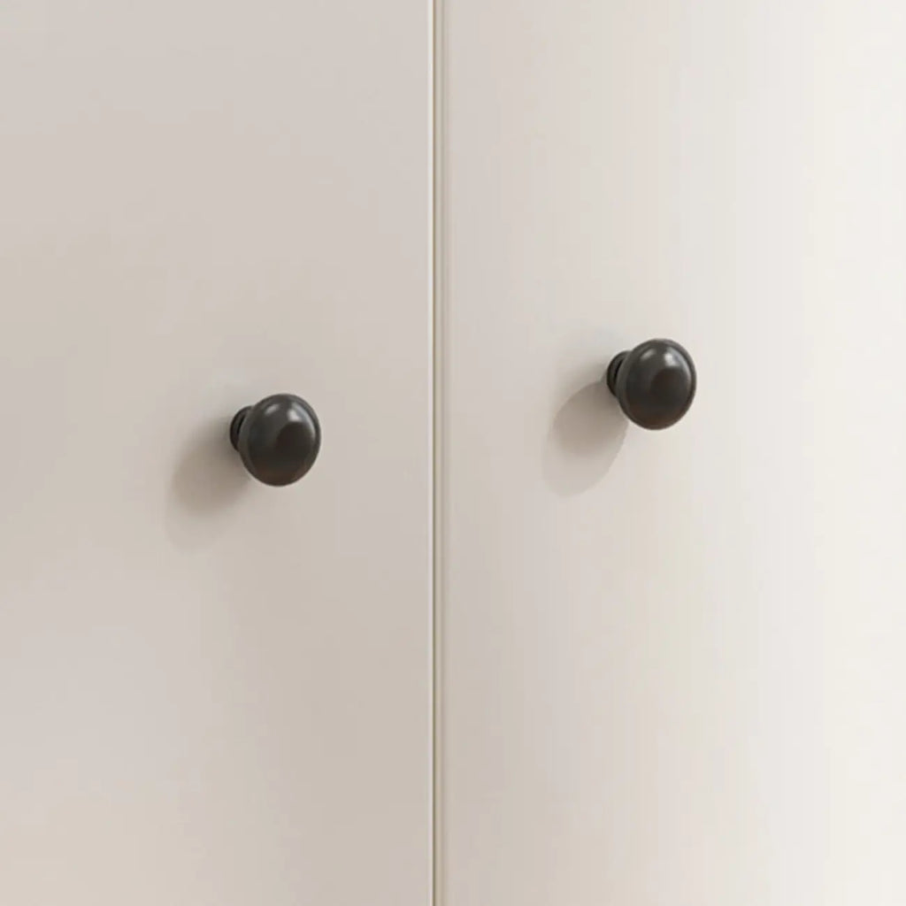 Modern White Wooden Utility Storage Cabinet for Living Room