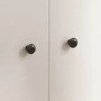 Modern White Wooden Utility Storage Cabinet for Living Room