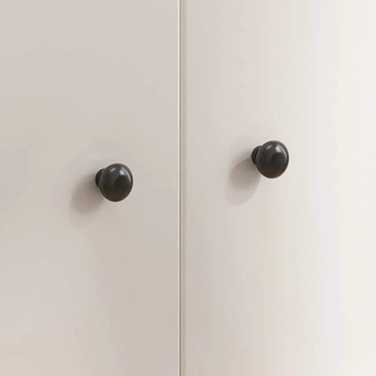 Modern White Wooden Utility Storage Cabinet for Living Room