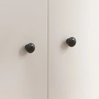 Modern White Wooden Utility Storage Cabinet for Living Room