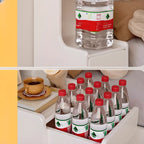 Modern Bedside Table with Drawers - White Nightstand