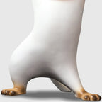 Modern Cute Cat-Shaped Golden Round Top Side Table