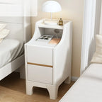 Bedroom Natural Wood Storage Drawer Function Nightstand