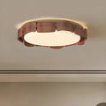 Circle Dimmable 2-Light Flush Mount Ceiling Light Fixture