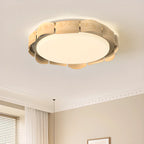 Circle Dimmable 2-Light Flush Mount Ceiling Light Fixture