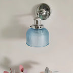 Modern Cylinder Glass Wall Sconce for Living Room Decor
