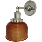 Modern Cylinder Glass Wall Sconce for Living Room Decor