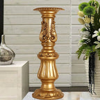 Victorian Gold Acrylic Round Hall Display Plant Stand