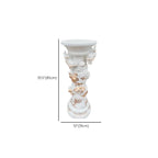 Victorian Gold Acrylic Round Hall Display Plant Stand