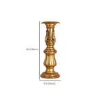 Victorian Gold Acrylic Round Hall Display Plant Stand
