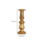 Victorian Gold Acrylic Round Hall Display Plant Stand