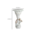 Victorian Gold Acrylic Round Hall Display Plant Stand