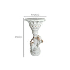 Victorian Gold Acrylic Round Hall Display Plant Stand