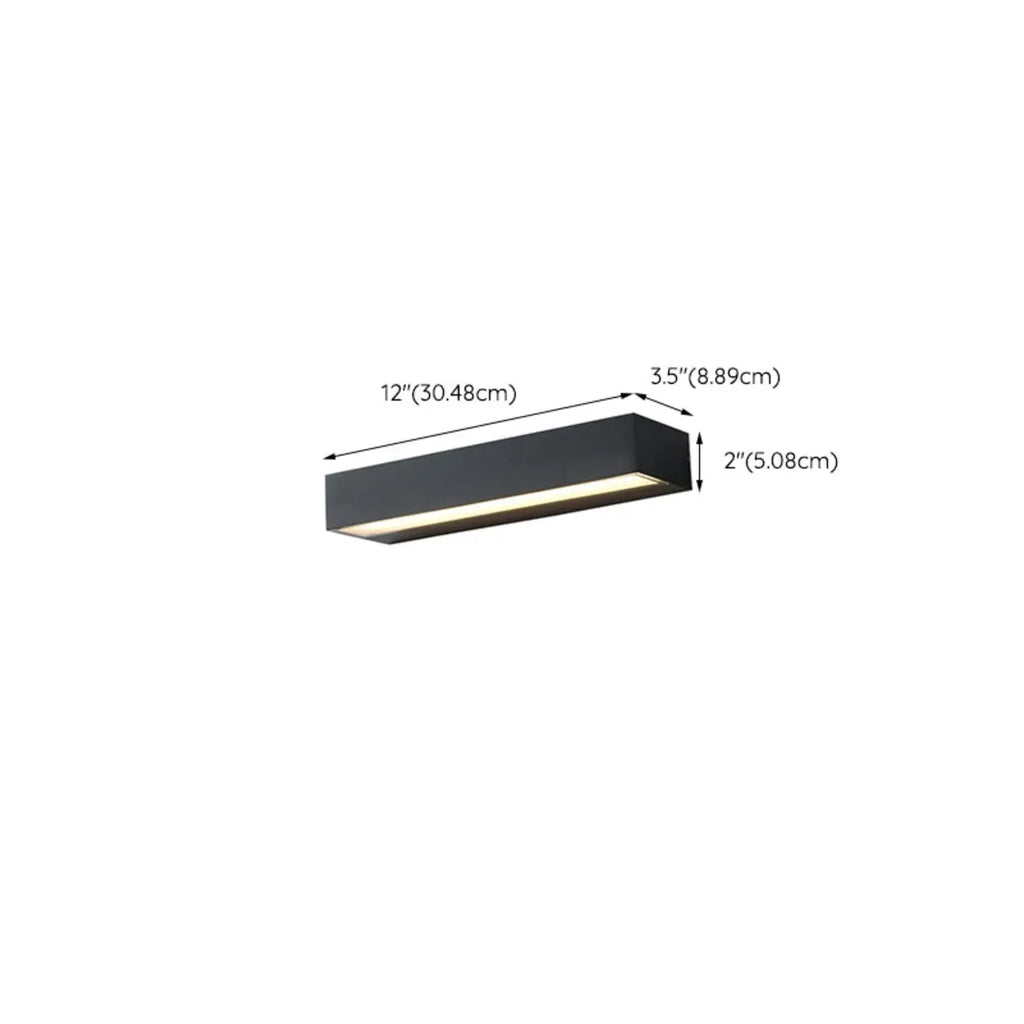 Morden Outdoor Wall Sconce with Frosted Glass Shade