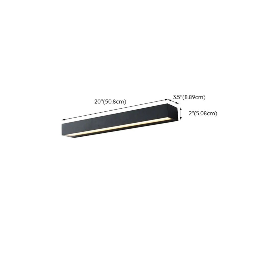 Morden Outdoor Wall Sconce with Frosted Glass Shade