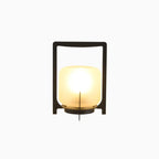 Portable Glass Lantern Outdoor Post Lights