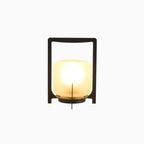 Portable Glass Lantern Outdoor Post Lights