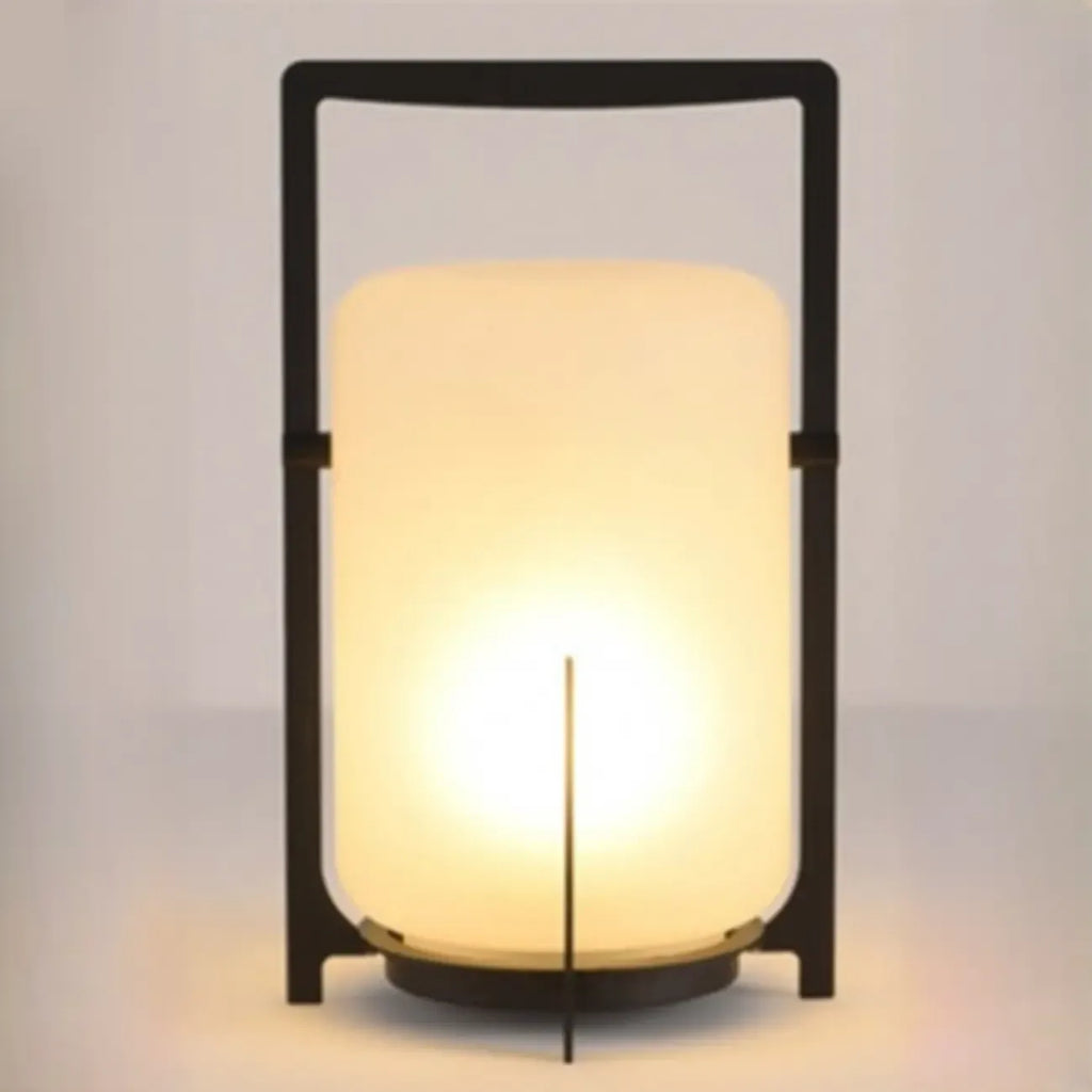 Portable Glass Lantern Outdoor Post Lights