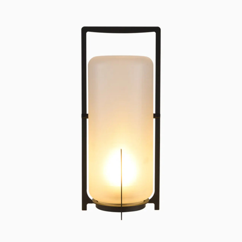 Portable Glass Lantern Outdoor Post Lights
