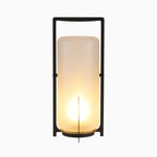 Portable Glass Lantern Outdoor Post Lights