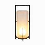 Portable Glass Lantern Outdoor Post Lights