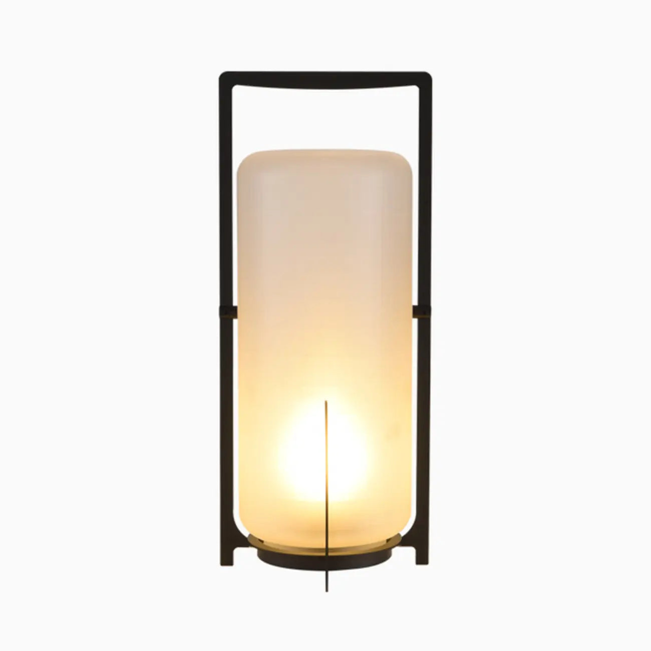 Portable Glass Lantern Outdoor Post Lights