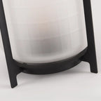 Portable Glass Lantern Outdoor Post Lights