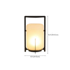 Portable Glass Lantern Outdoor Post Lights
