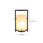 Portable Glass Lantern Outdoor Post Lights