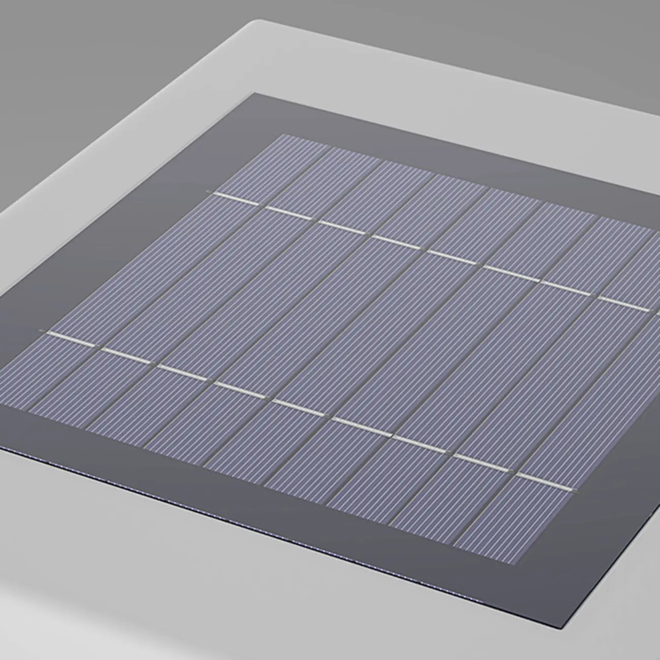 Warm Light Grey Square Solar Outdoor Post Lights