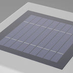 Warm Light Grey Square Solar Outdoor Post Lights