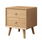 Modern Wooden Nightstand with 3 Storage Drawers