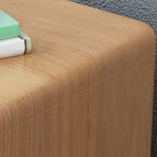 Modern Wooden Nightstand with 3 Storage Drawers