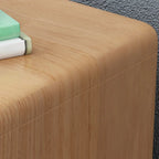 Modern Wooden Nightstand with 3 Storage Drawers