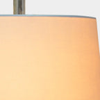 Blue Traditional Ceramic Table Lamp with Fabric Shade