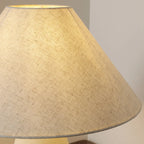Elegant Ceramic Table Lamp with Fabric Shade