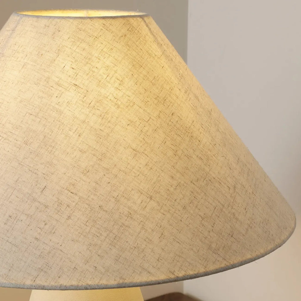 Elegant Ceramic Table Lamp with Fabric Shade
