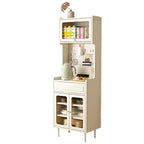 Black Rattan Kitchen Storage Sideboard with Drawers