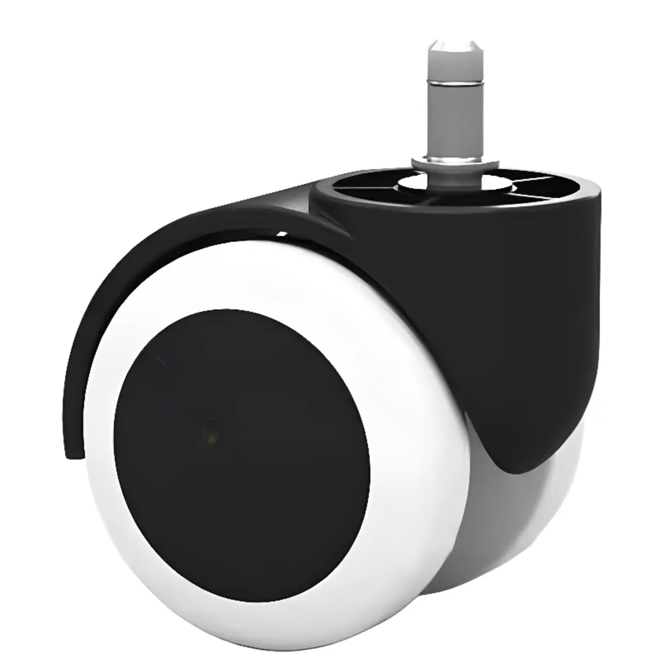 Elegant Orange Leather Swivel Office Chair