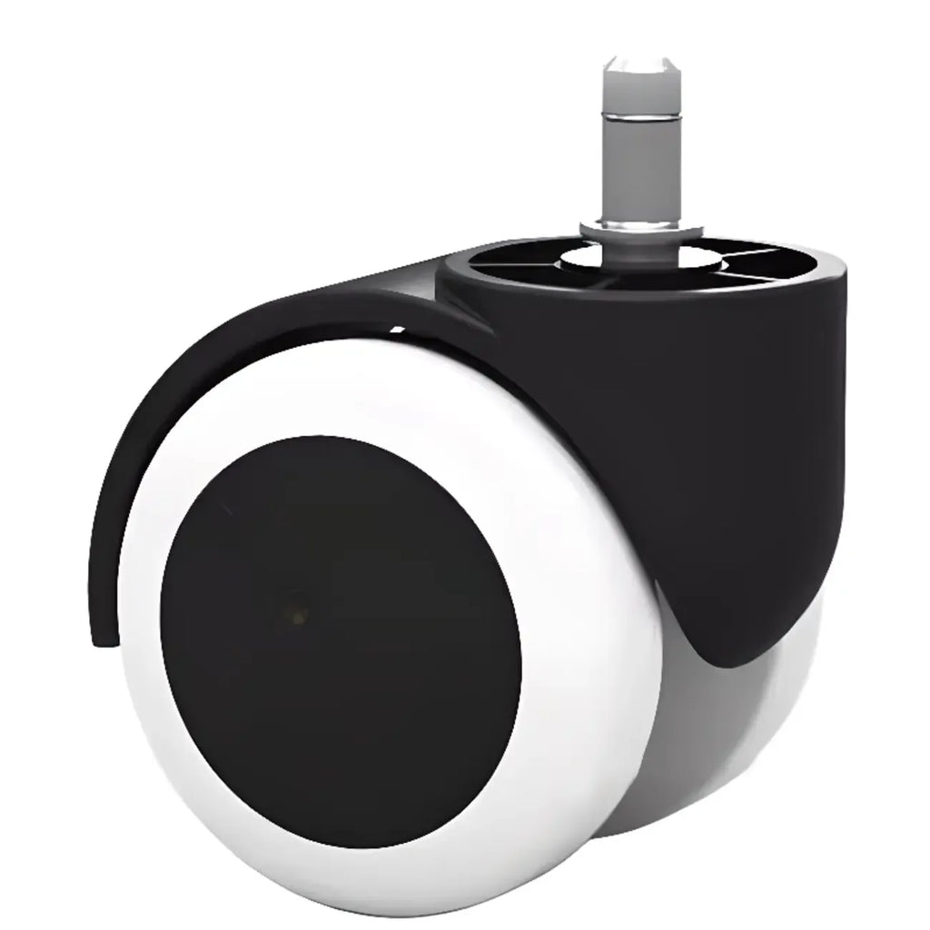 Elegant Orange Leather Swivel Office Chair