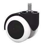 Elegant Orange Leather Swivel Office Chair