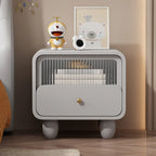 Modern Bedside Table with Storage Drawer - Khaki