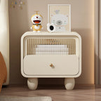 Modern Bedside Table with Storage Drawer - Khaki