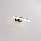 Rectangle 1-Light Black Metal Vanity Light for Bathroom